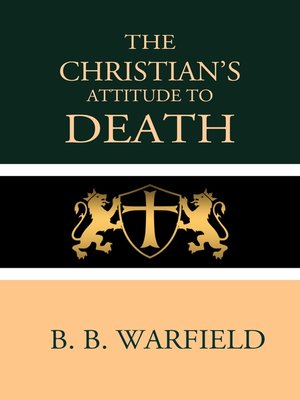 cover image of The Christian's Attitude Toward Death